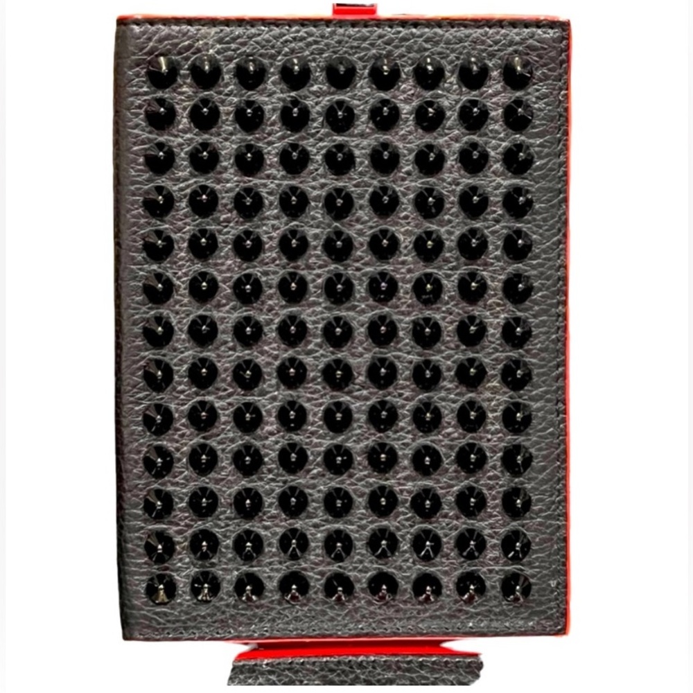 Christian Louboutin Empire Strikes-Back Leather Passport Holder and Wallet